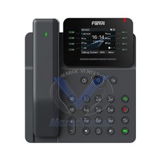 Téléphone IP 12 Comptes Combiné Bluetooth sans Fil Ecran Couleur 2.8" Conférence 6 Participants V62 Pro